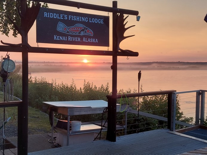 Sunset at Kenai River